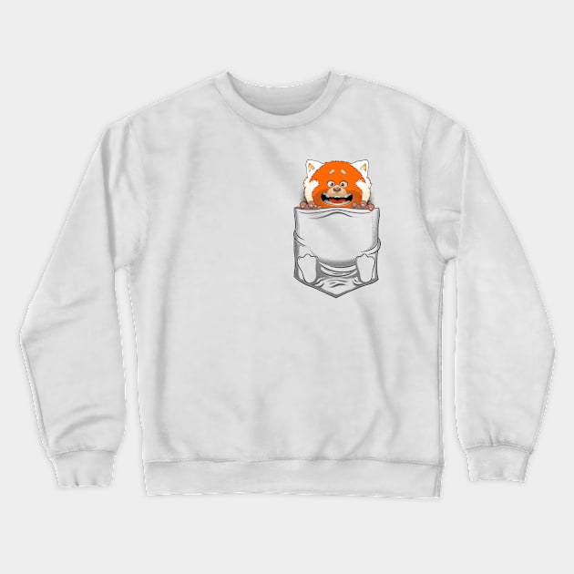 Panda in the pocket Crewneck Sweatshirt by Patrol